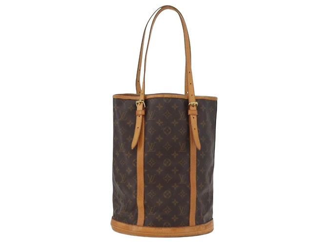 LOUIS VUITTON Borsa a Spalla Monogram Bucket GM M42236 LV Auth ka2626 Monogramma - vista 2