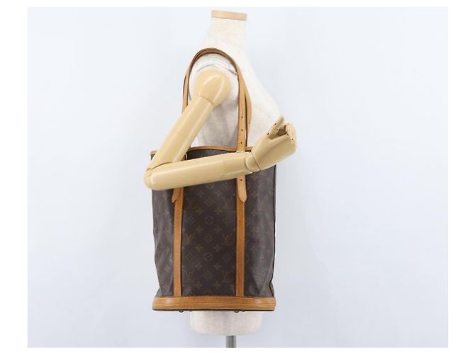 LOUIS VUITTON Borsa a Spalla Monogram Bucket GM M42236 LV Auth ka2626 Monogramma - vista 24