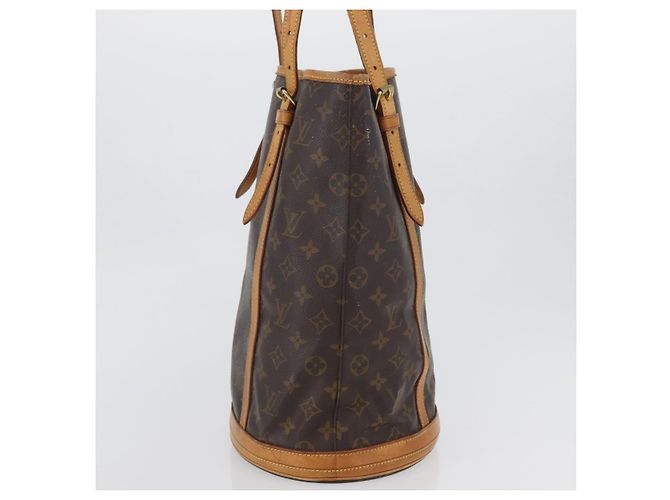LOUIS VUITTON Borsa a Spalla Monogram Bucket GM M42236 LV Auth ka2626 Monogramma - vista 3