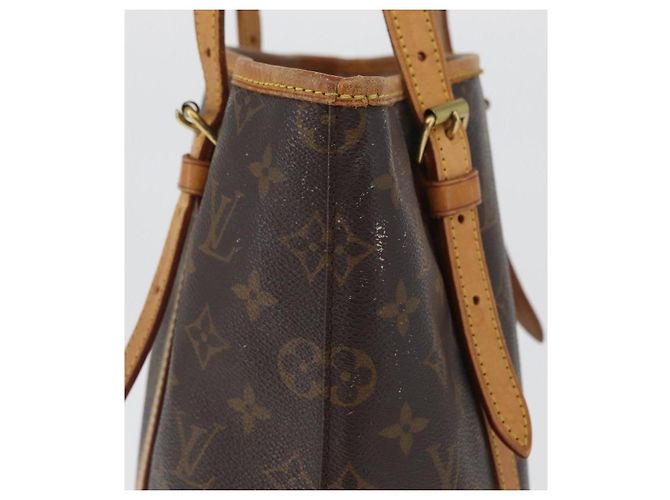 LOUIS VUITTON Borsa a Spalla Monogram Bucket GM M42236 LV Auth ka2626 Monogramma - vista 4