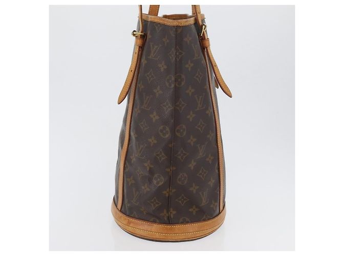 LOUIS VUITTON Borsa a Spalla Monogram Bucket GM M42236 LV Auth ka2626 Monogramma - vista 5