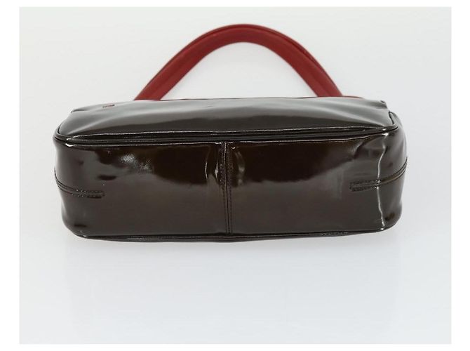 BALLY Borsa a Spalla in PVC Lucido 2 Pezzi Bordeaux Blu Auth 169519 Bordò - vista 17