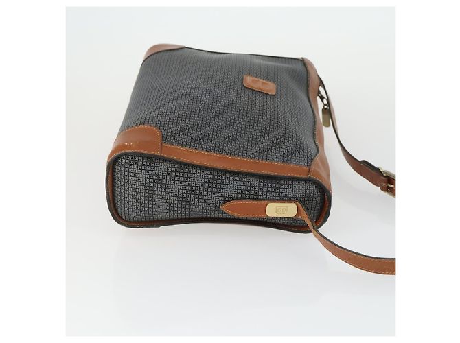 BALLY Borsa a Spalla in PVC Lucido 2 Pezzi Bordeaux Blu Auth 169519 Bordò - vista 4