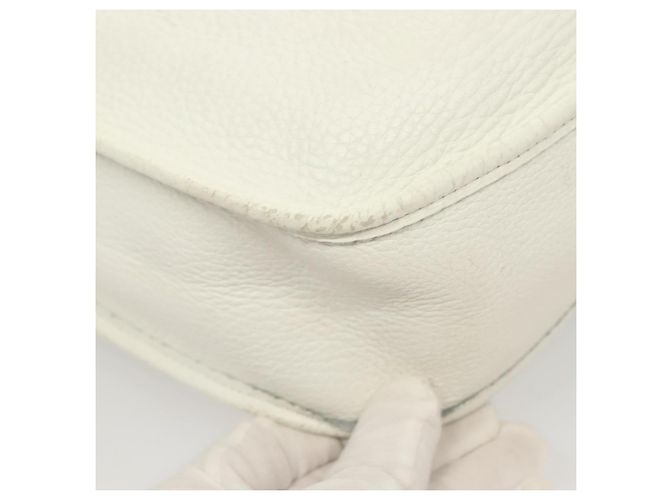 Hermès HERMES Borsa a spalla Evelyn 1 GM in pelle Togo bianca Auth BA2943SAM Bianco - vista 16