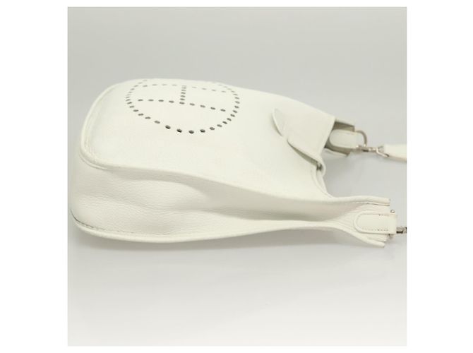 Hermès HERMES Borsa a spalla Evelyn 1 GM in pelle Togo bianca Auth BA2943SAM Bianco - vista 3