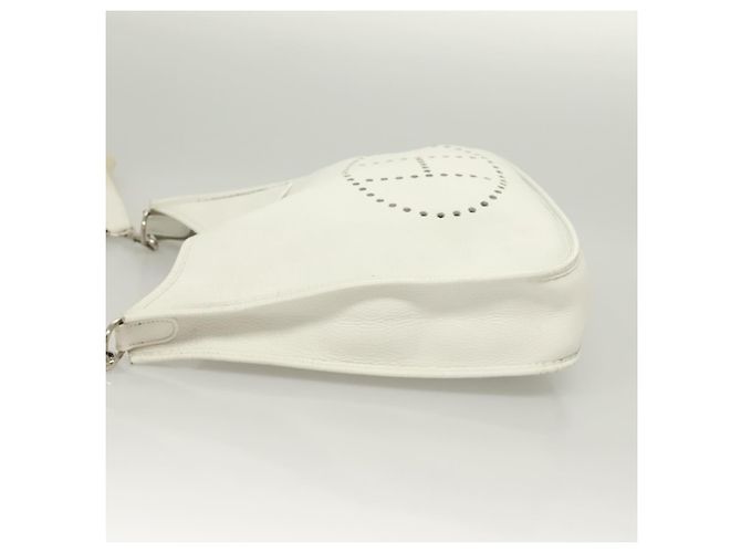 Hermès HERMES Borsa a spalla Evelyn 1 GM in pelle Togo bianca Auth BA2943SAM Bianco - vista 4
