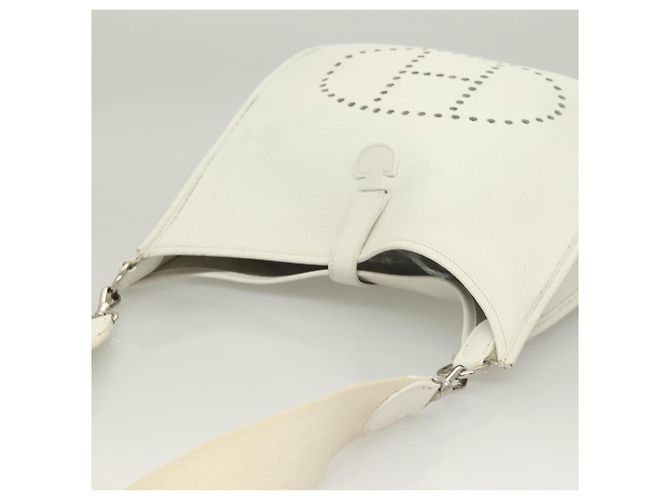 Hermès HERMES Borsa a spalla Evelyn 1 GM in pelle Togo bianca Auth BA2943SAM Bianco - vista 6