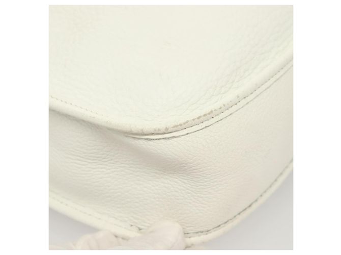 Hermès HERMES Borsa a spalla Evelyn 1 GM in pelle Togo bianca Auth BA2943SAM Bianco - vista 8