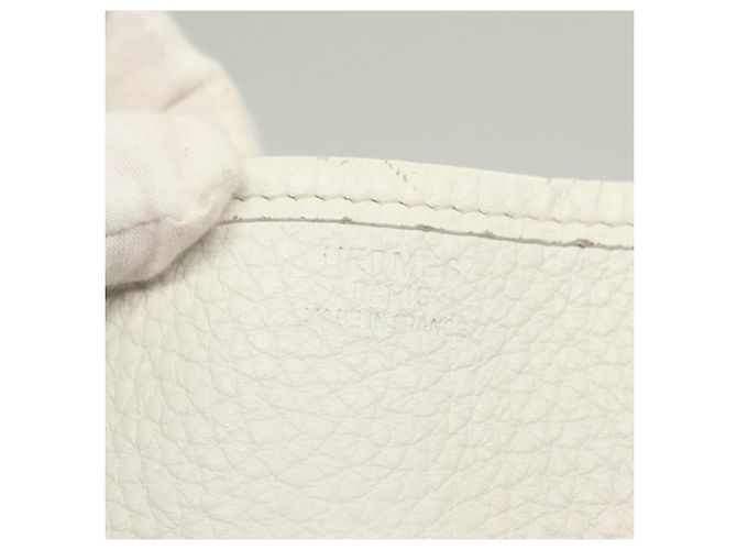 Hermès HERMES Borsa a spalla Evelyn 1 GM in pelle Togo bianca Auth BA2943SAM Bianco - vista 9