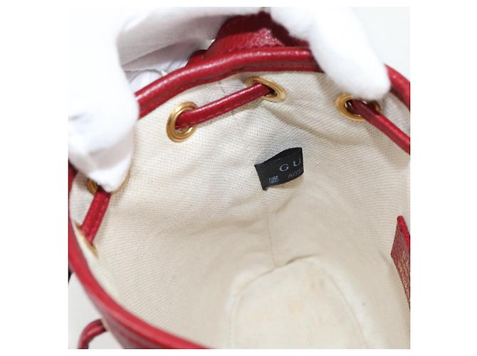 Borsa di collaborazione GUCCI Micro GG Supreme Doraemon in PVC beige 647801 Auth 135552SAM D'oro - vista 20