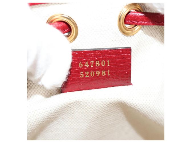 Borsa di collaborazione GUCCI Micro GG Supreme Doraemon in PVC beige 647801 Auth 138992SAM D'oro - vista 12