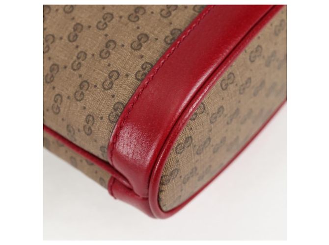Borsa di collaborazione GUCCI Micro GG Supreme Doraemon in PVC beige 647801 Auth 138992SAM D'oro - vista 16