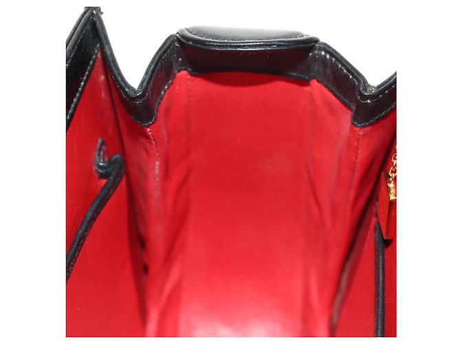 Borsa a mano in pelle Gucci Bamboo 2way Nera Oro 000 46 0063 Auth 145923V Nero D'oro - vista 23