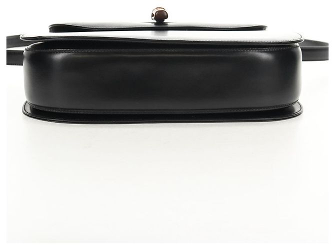 Borsa a mano in pelle Gucci Bamboo 2way Nera Oro 000 46 0063 Auth 145923V Nero D'oro - vista 5