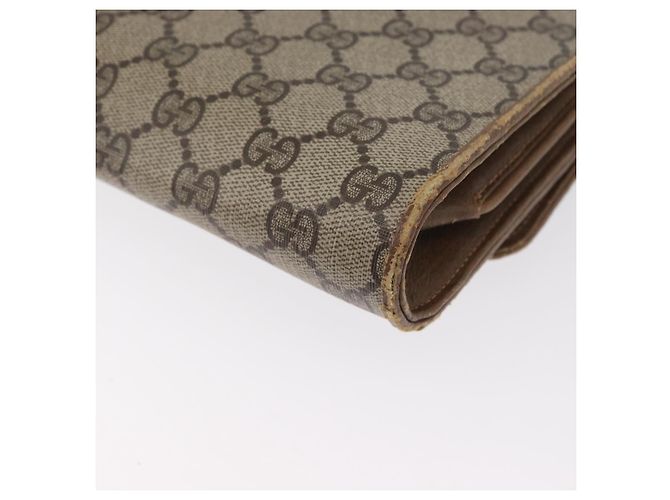 Gucci Borsa a Spalla GG Supreme PVC Beige Oro 904 02 050 Auth BA10453 D'oro - vista 13