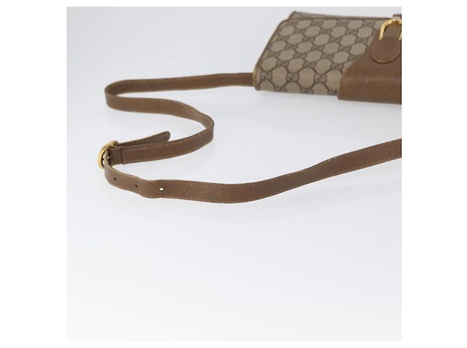 Gucci Borsa a Spalla GG Supreme PVC Beige Oro 904 02 050 Auth BA10453 D'oro - vista 7