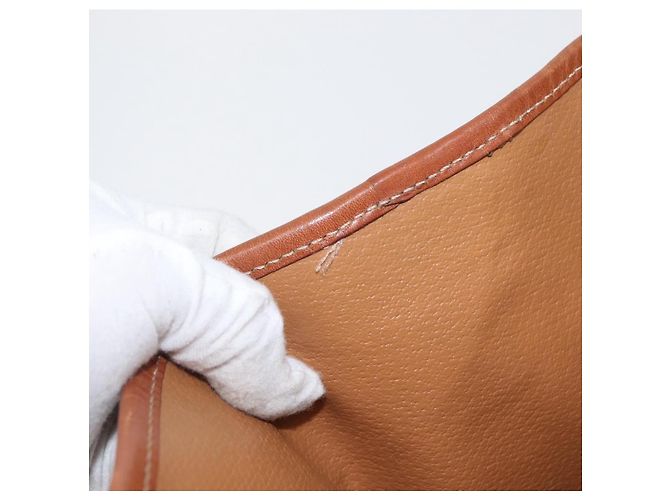 Céline Borsa tote in tela Macadam CELINE in pelle PVC marrone oro Auth 172185 D'oro - vista 11