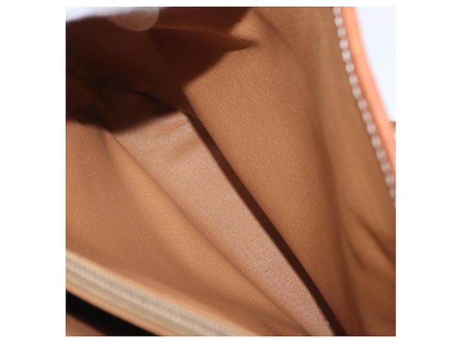 Céline Borsa tote in tela Macadam CELINE in pelle PVC marrone oro Auth 172185 D'oro - vista 21