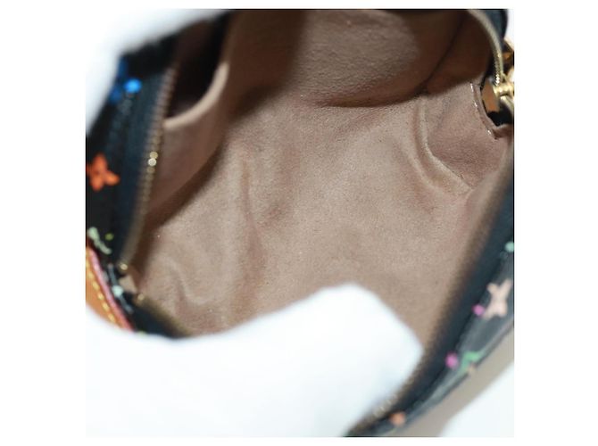 LOUIS VUITTON Pochette Wapity Monogram Multicolore Nera M58034 Auth 168949V Nero - vista 10