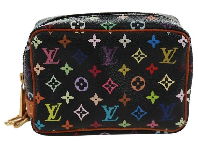 LOUIS VUITTON Pochette Wapity Monogram Multicolore Nera M58034 Auth 168949V Nero - vista 13