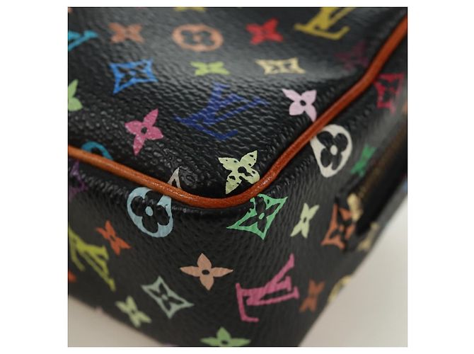 LOUIS VUITTON Pochette Wapity Monogram Multicolore Nera M58034 Auth 168949V Nero - vista 14