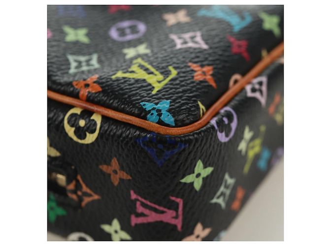 LOUIS VUITTON Pochette Wapity Monogram Multicolore Nera M58034 Auth 168949V Nero - vista 15