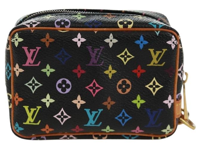 LOUIS VUITTON Pochette Wapity Monogram Multicolore Nera M58034 Auth 168949V Nero - vista 2