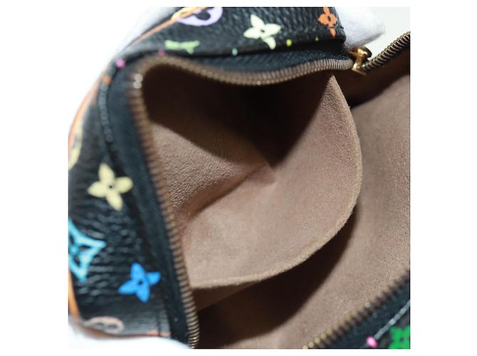LOUIS VUITTON Pochette Wapity Monogram Multicolore Nera M58034 Auth 168949V Nero - vista 20