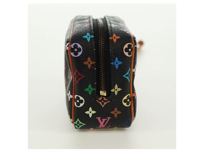 LOUIS VUITTON Pochette Wapity Monogram Multicolore Nera M58034 Auth 168949V Nero - vista 3