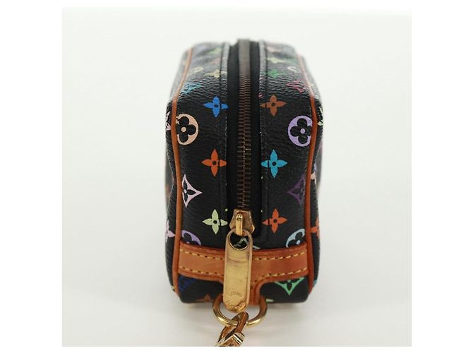 LOUIS VUITTON Pochette Wapity Monogram Multicolore Nera M58034 Auth 168949V Nero - vista 4