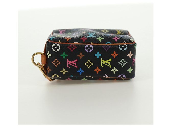 LOUIS VUITTON Pochette Wapity Monogram Multicolore Nera M58034 Auth 168949V Nero - vista 5