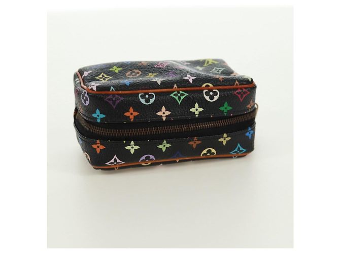 LOUIS VUITTON Pochette Wapity Monogram Multicolore Nera M58034 Auth 168949V Nero - vista 6