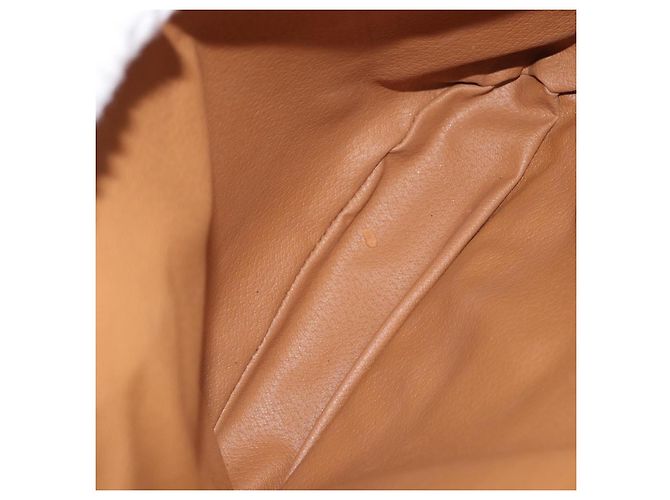 Céline Borsa tote in tela Macadam CELINE in pelle PVC marrone oro Auth bs33451 D'oro - vista 10