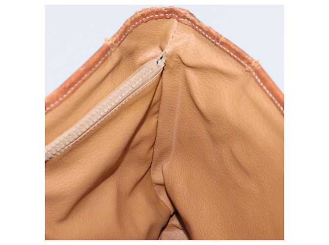 Céline Borsa tote in tela Macadam CELINE in pelle PVC marrone oro Auth bs33451 D'oro - vista 23