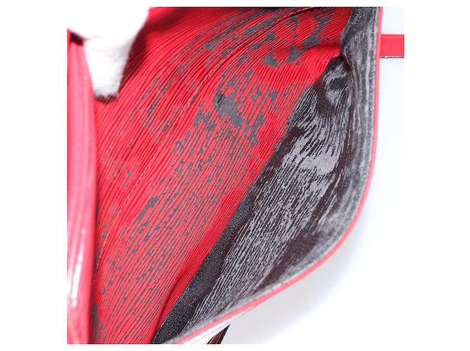 LOUIS VUITTON Borsa a Spalla Epi Trocadero 27 Rossa M52317 LV Auth ep13476 Rosso - vista 11