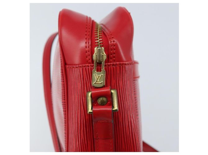 LOUIS VUITTON Borsa a Spalla Epi Trocadero 27 Rossa M52317 LV Auth ep13476 Rosso - vista 18