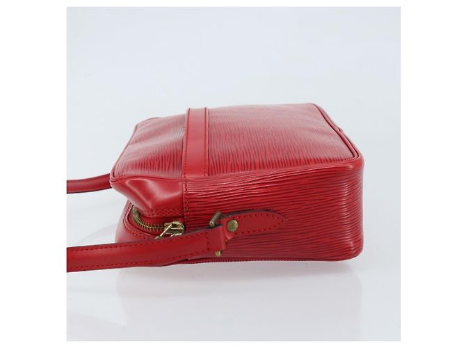 LOUIS VUITTON Borsa a Spalla Epi Trocadero 27 Rossa M52317 LV Auth ep13476 Rosso - vista 4