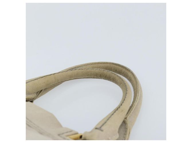PRADA Borsa Canapa PM in tela 2way grigio oro Auth bs33424 Marrone D'oro - vista 8