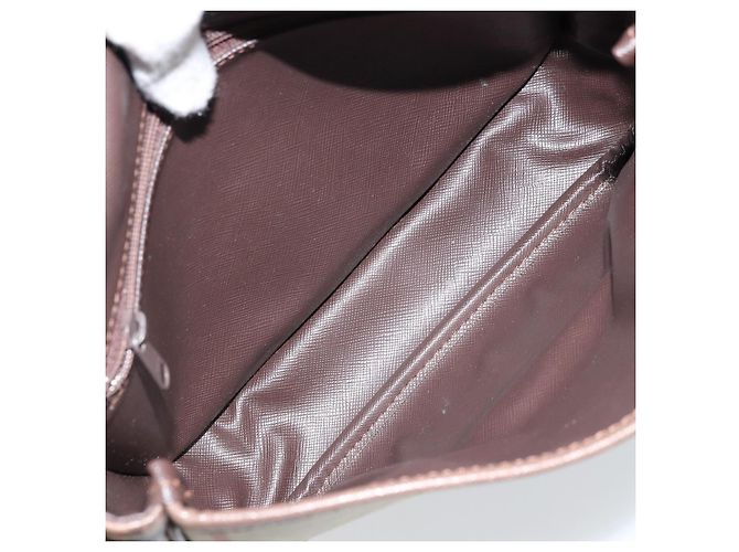 Borsa a Spalla Burberrys Nova Check in Tela Beige Oro Auth ep13493 D'oro - vista 11