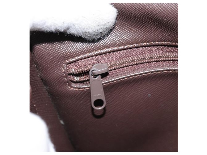 Borsa a Spalla Burberrys Nova Check in Tela Beige Oro Auth ep13493 D'oro - vista 20