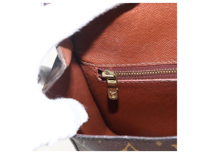 LOUIS VUITTON Monogram Saint Cloud GM Schultertasche M51242 LV Auth LNZ234 Monogramm - Ansicht 24