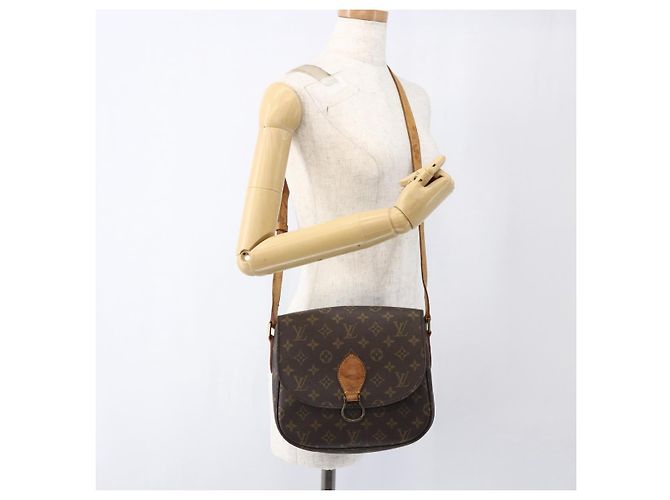 LOUIS VUITTON Monogram Saint Cloud GM Schultertasche M51242 LV Auth LNZ234 Monogramm - Ansicht 26