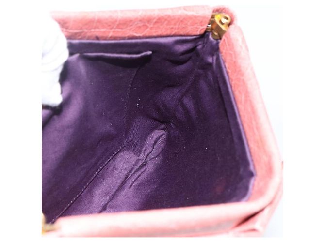 Borsa a Spalla Miu Miu in Pelle Rosa Oro Auth ep13395 D'oro - vista 18