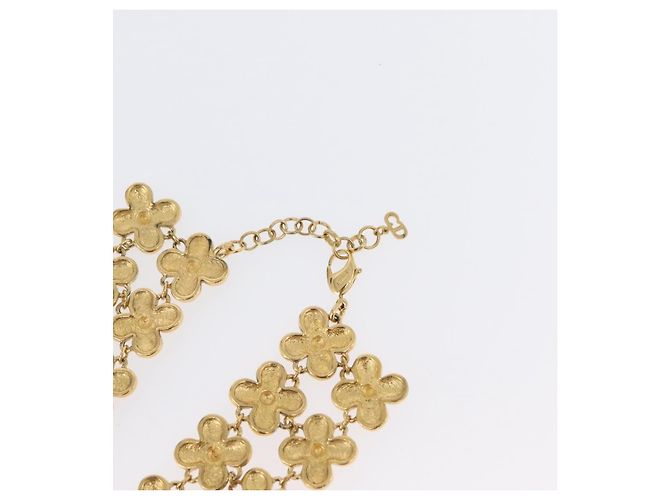 Collana Christian Dior metallo dorato Auth 165838SAV - vista 11