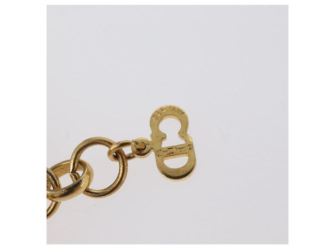 Collana Christian Dior metallo dorato Auth 165838SAV - vista 12