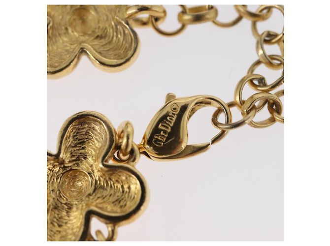 Collana Christian Dior metallo dorato Auth 165838SAV - vista 13
