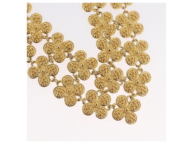 Collana Christian Dior metallo dorato Auth 165838SAV - vista 3