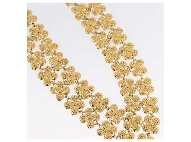 Collana Christian Dior metallo dorato Auth 165838SAV - vista 4
