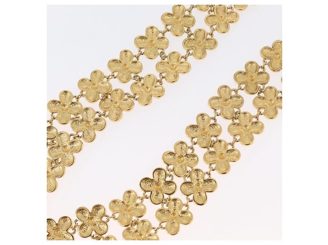 Collana Christian Dior metallo dorato Auth 165838SAV - vista 9
