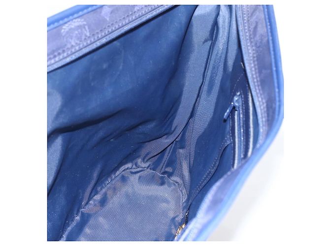 MCM Vicetos Logogram Tote Bag Nylon Navy Auth 173532 Marineblau - Ansicht 16